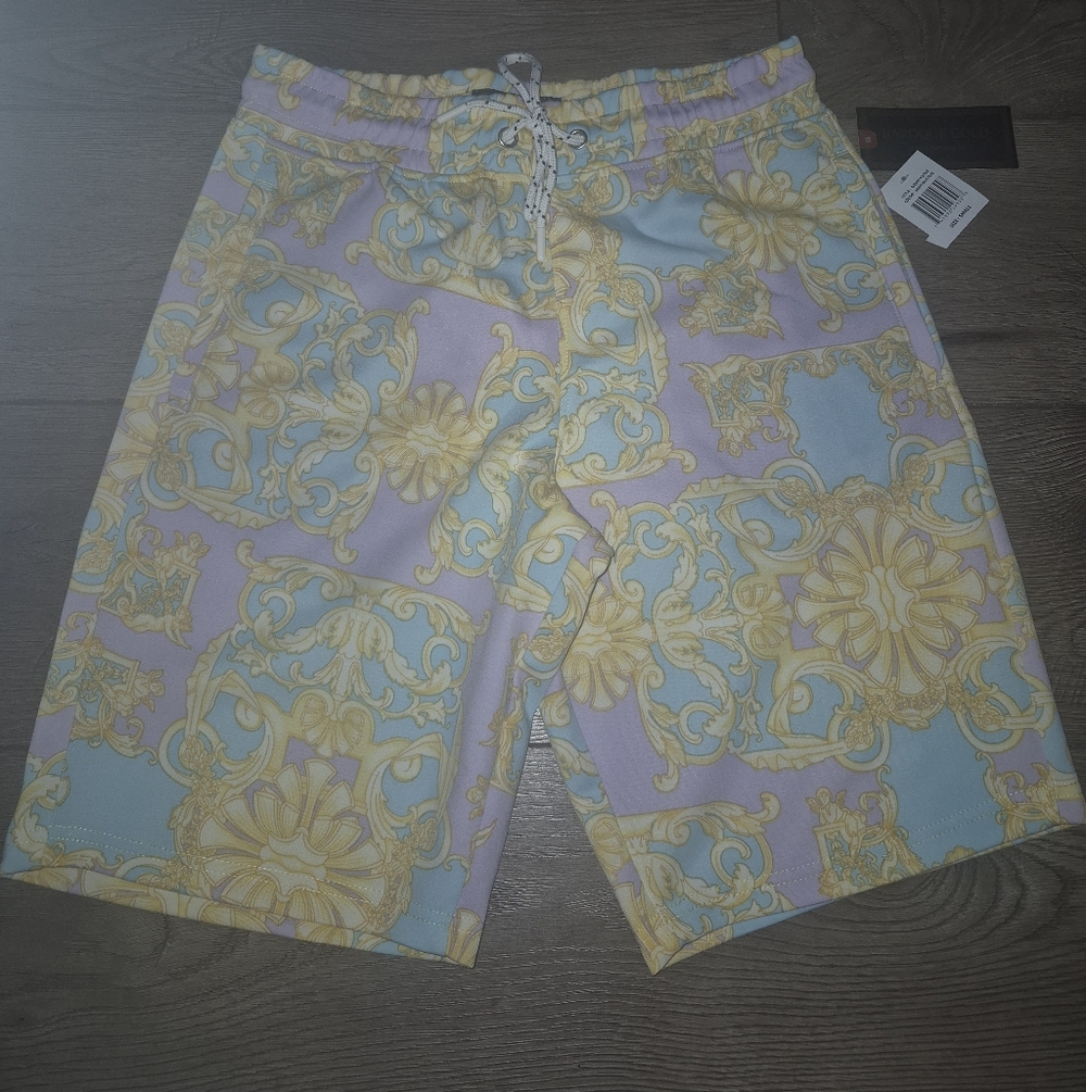 Baroque Gold Men's Pastel Shorts